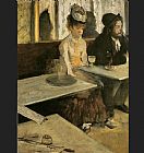 Edgar Degas Famous Paintings - Absinthe